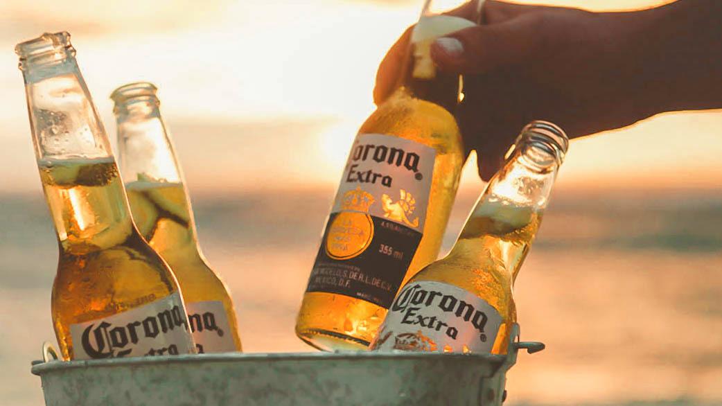 corona's tweet image. The ultimate #sunset selection. #Enjoy
