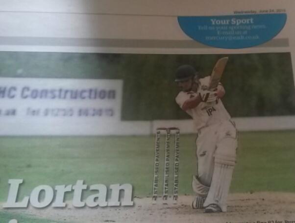 Stoked with a little mention #cricket #burystedmunds <a href="/SlazengerSport/">SlazengerSport</a>