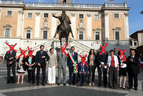 La Giunta #Marino perde un pezzo dopo l'altro...a #Roma ormai va in scena "dieci piccoli indiani"! #marinodimettiti