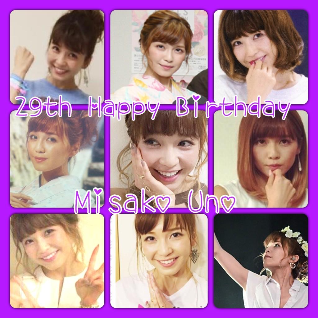 29th Happy Birthday to Misako Uno                                                         