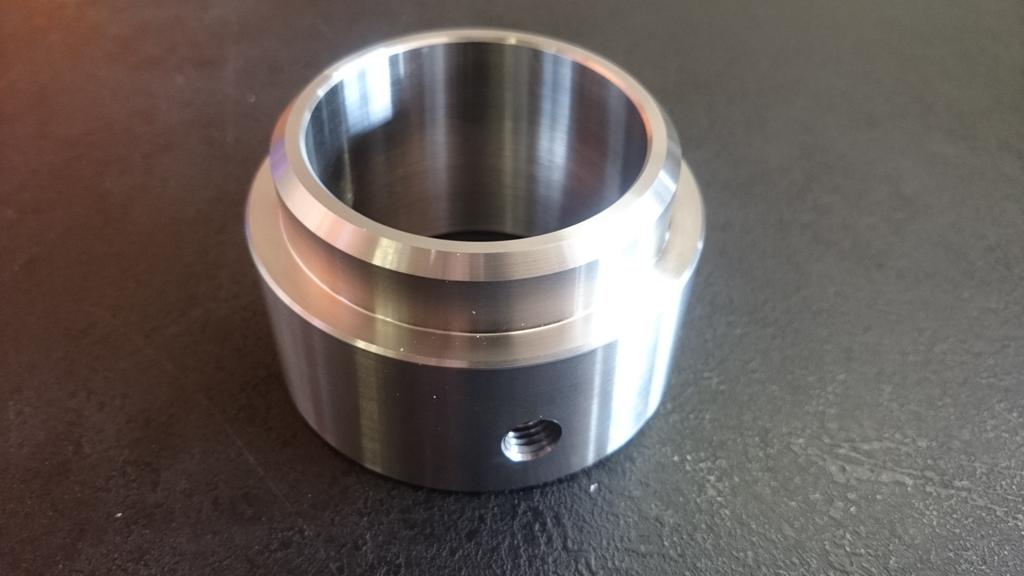 Stainless steel work that left the workshop today. Particularly pleased with the profiled roller.