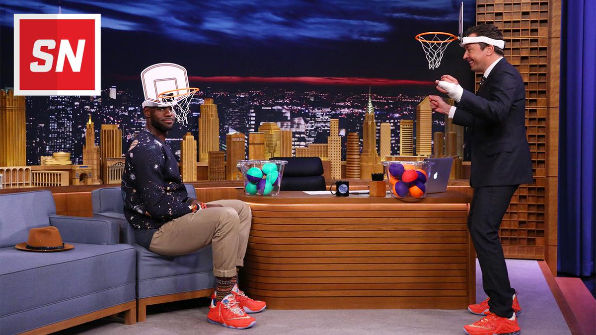 espn's tweet photo. If @KingJames ever needs a career after the NBA, he might have a future in Faceketball. WATCH: http://t.co/7nJTxxOU3o http://t.co/bKfsQD4ISh