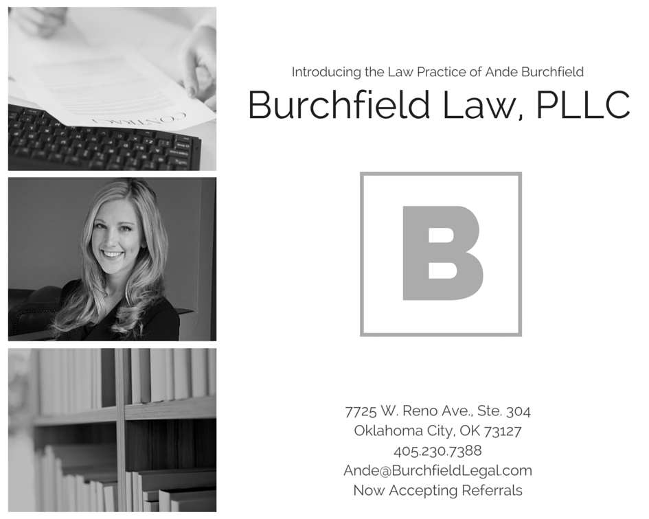 AndeBurchfield's tweet photo. This is the biggest decision of my career to date. Thanks for helping to share the news about Burchfield Law, PLLC! http://t.co/4RqiwNMq5K