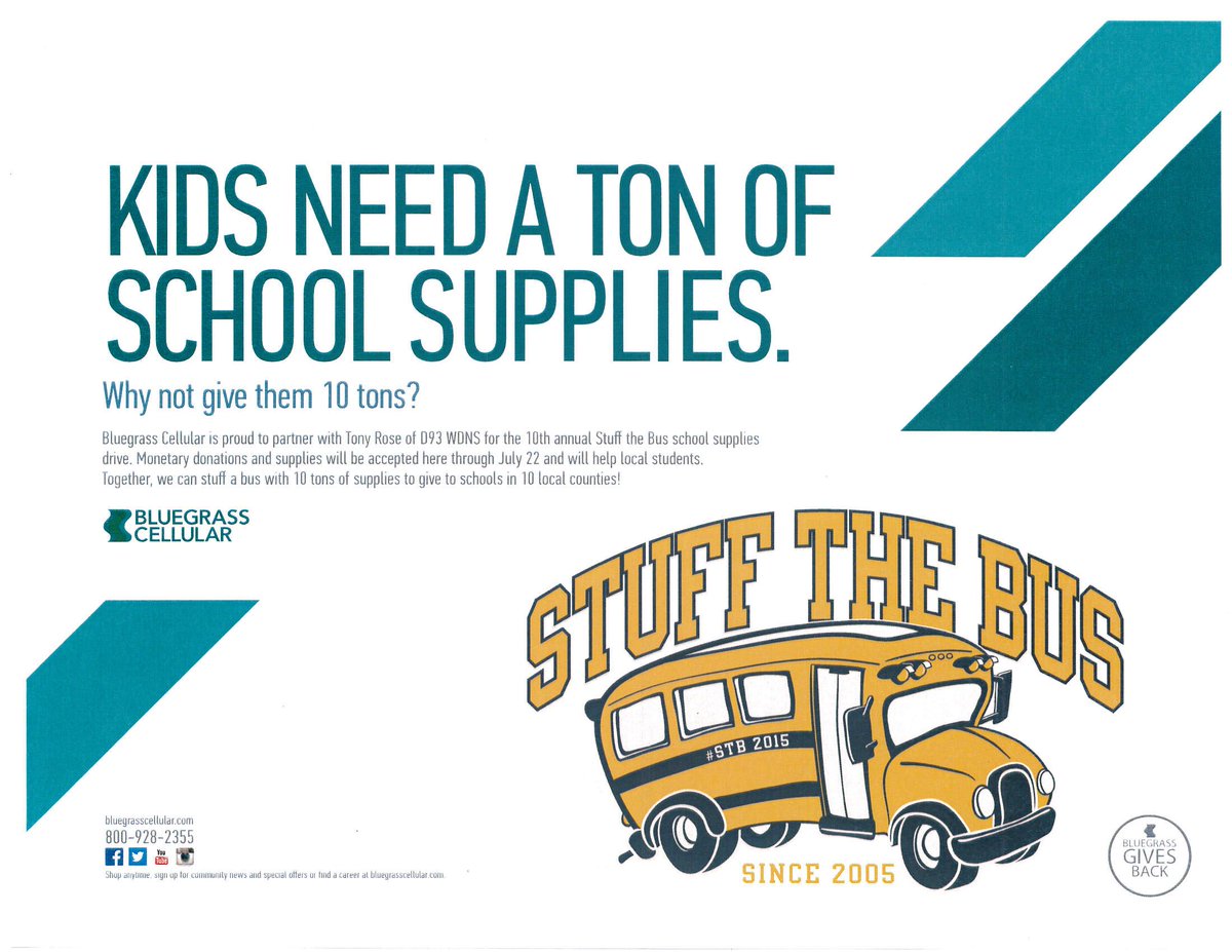 LoganChamberKY's tweet photo. Logan County Chamber of Commerce is doing their part to "Stuff the Bus!"
#canyouhelp   #stuffthatbus http://t.co/Ygquk02tUM