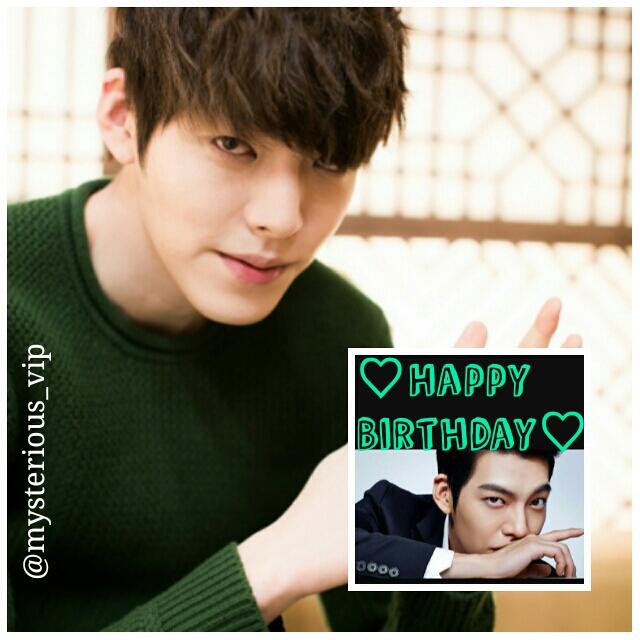  Happy Bday to this good looking and one of my favorite Kdrama actors,  Kim Woo Bin   