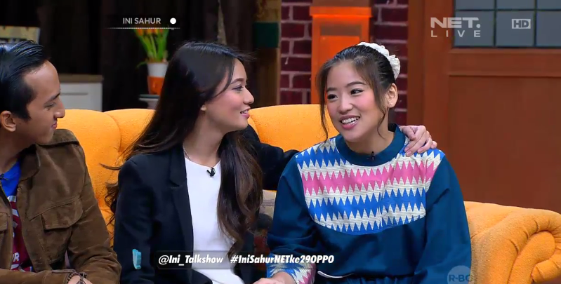 mdtvindonesia's tweet image. Wah @HarukaN_JKT48 seneng bgt tuh ketemu @stella_scw katanya sibuk masing jadi jarang ketemu.. #IniSahurNETke29OPPO