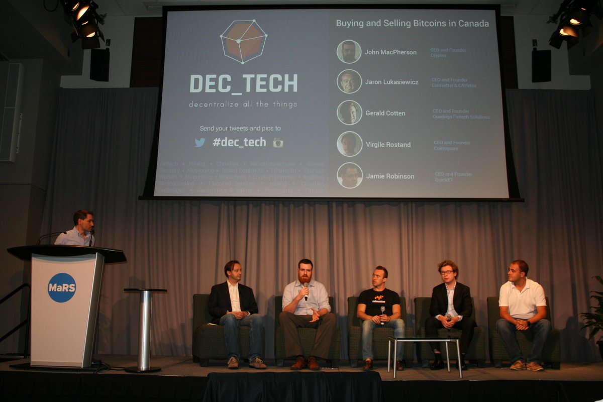 elio_david_108's tweet photo. panel at #dec_tech with @coinsetter @CoinSquare @cryptsy @QuickBT @diiorioanthony @geraldcotton @QuadrigaCoinEx http://t.co/eK6XmJKr8K