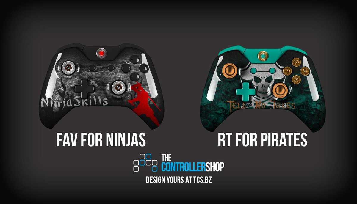 ControllerShop's tweet image. FAV for Ninjas -- RT for Pirates. Check out all of our new graphics and design yours at tcs.bz/lab.php
