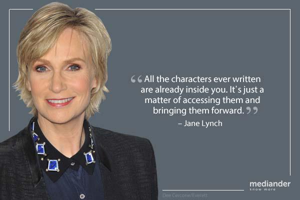 It gives us great glee to wish Jane Lynch a happy birthday.  