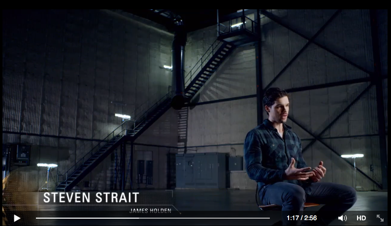 Behind the scenes with cast and crew of THE EXPANSE! tinyurl.com/np54jps <a href="/SyfyTV/">Syfy</a>  #TheExpanse #SDCC #VFX