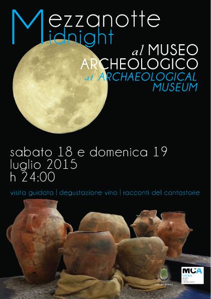 #mezzanottealmuseo Sabato 18 e domenica 20 Luglio