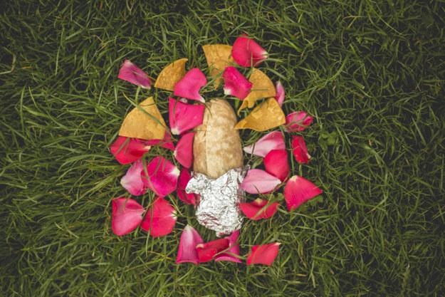 BuzzFeed's tweet photo. This guy took engagement photos with a burrito http://t.co/NnbX4BoJVE http://t.co/yDdBKo63Ko