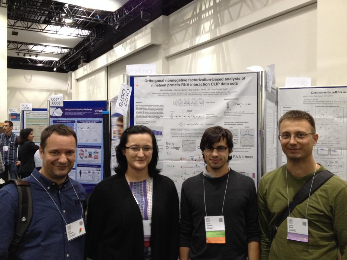 tomazcurk's tweet photo. Biolab U Ljubljana in Dublin. #ismbeccb2015 @marinkazitnik @bzupan http://t.co/zBh8fUlu0n
