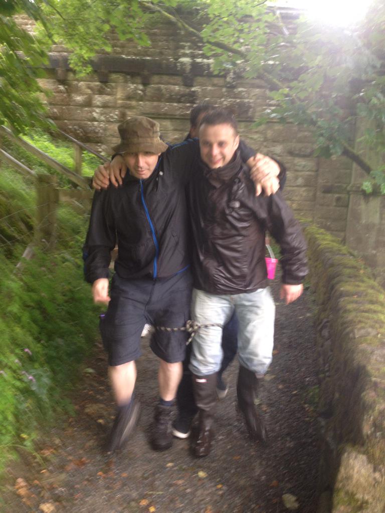 @TescoSkipton Team build day ! Work, lovely walk soggy selfies games and a BBQ great day with great colleagues