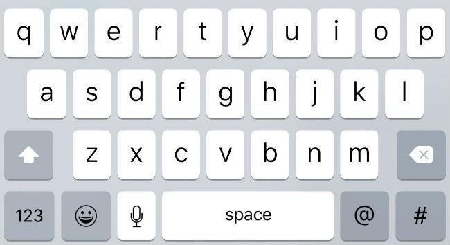 How can I change the keys on iOS soft keyboard keys in a Javascript