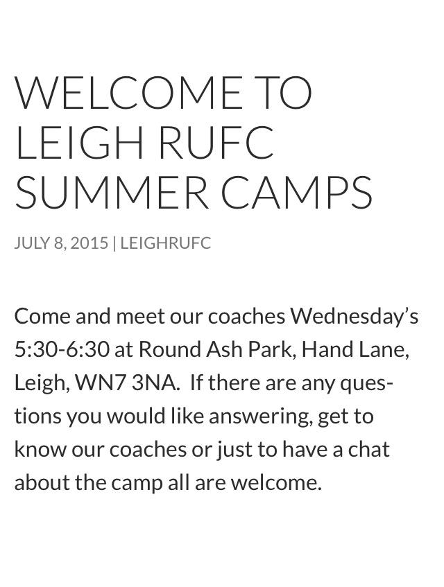 lrufcsummercamp tweet picture