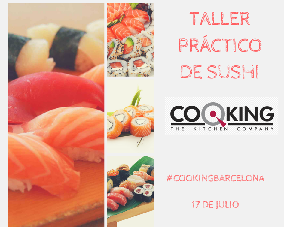cookingtkc's tweet photo. ¿Quieres aprender a preparar sushi? ¡Curso práctico en #CookingBarcelona el 17 de julio! http://t.co/mSDbv1D3nb http://t.co/syfp64T638