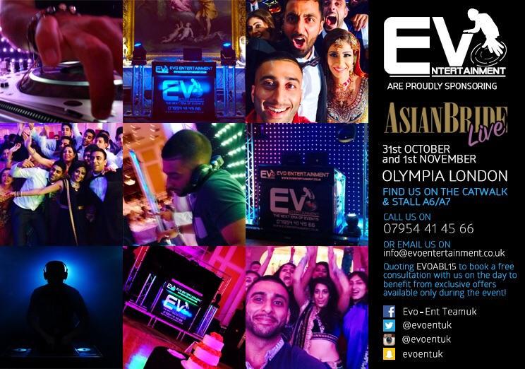 Mani_MSDhani's tweet image. @SmsCars @evoentuk PROUD #SPONSORS of @AsianBrideMe! Book to see us on the day for amazing deals!