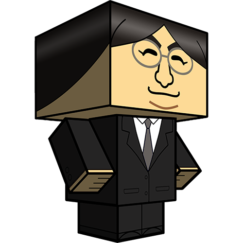 cubeecraft's tweet photo. A tribute to Satoru Iwata, the fourth president of Nintendo.
http://t.co/Q7GrhIKeNY http://t.co/pfylLgF2Od