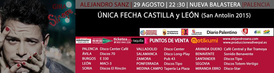 ClubFamsDeSanz's tweet photo. Gracias a @P_Diverpal sorteamos 2 entradas dobles para el concierto en Palencia Participa!! https://t.co/4ncIwuwIFX http://t.co/B0BCeCKAGs