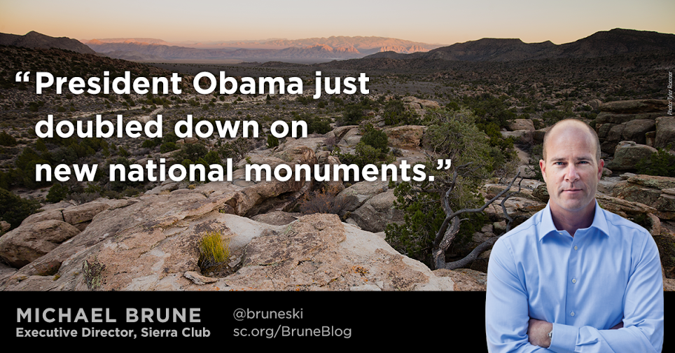 SierraClub's tweet photo. "A legacy of protection" - the latest from @bruneski: http://t.co/KfniVQnFlq #MonumentsForAll http://t.co/PEkgK0oVZB