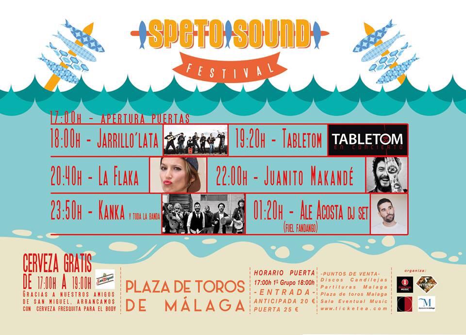 Ya tenemos horarios para el 25 de Julio en Málaga #SpetoSoundFestival <a href="/LaFlakaLaVoz/">La Flaka</a>