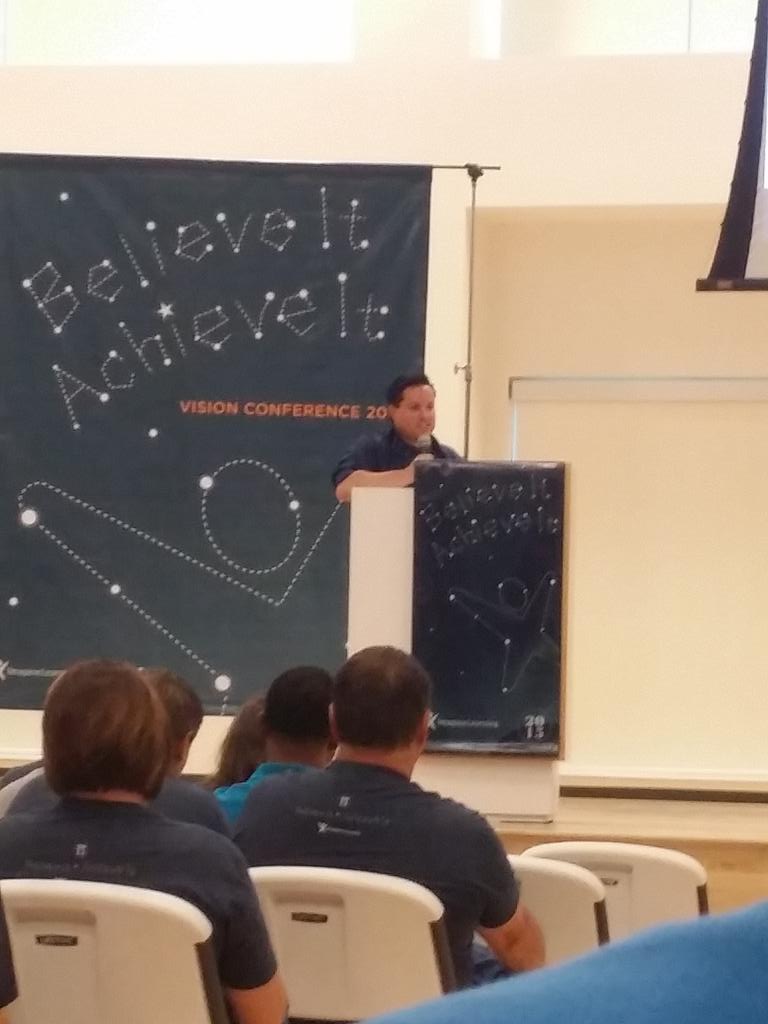AnneliesePixton's tweet photo. Danny, how lucky are we to work with you? #viscon2015 http://t.co/KtqD3lzopV