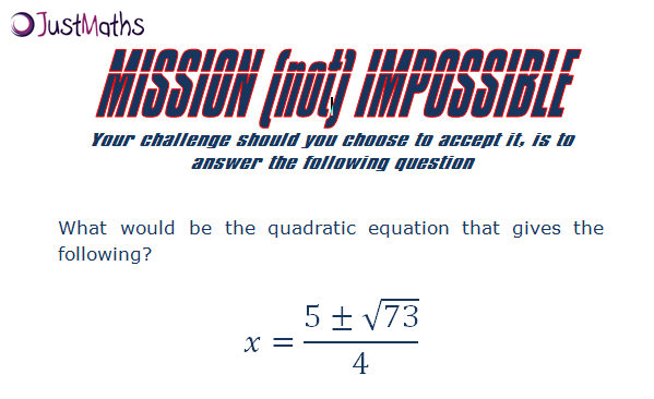 Just_Maths's tweet photo. Ok ... so I'm having fun with quadratic formula worksheets ... no seriously! http://t.co/dF04aQKE5X