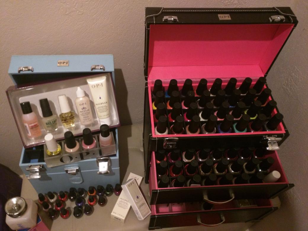 Jord_Marve's tweet image. As promised @SiobhainOPI here is my #OPICollection (I do have another 2 small cases) but this is opi only my fave! X