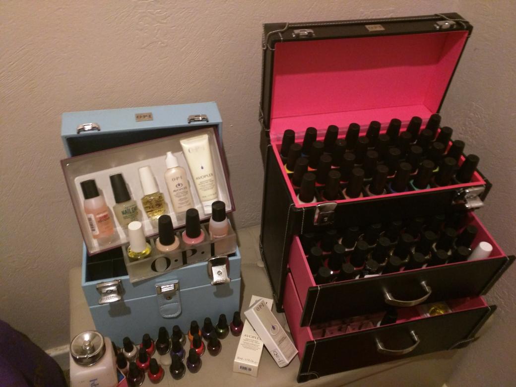 Jord_Marve's tweet image. As promised @SiobhainOPI here is my #OPICollection (I do have another 2 small cases) but this is opi only my fave! X