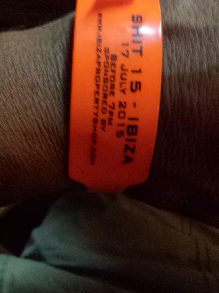 boozeribz's tweet photo. Its @IbizaShitParty  time this Friday.  Get your bands soon #ibiza workers. http://t.co/2YeXkSL3XC