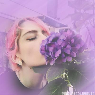 pixelatedlayout's tweet image. Purple Mimei Layout #pixelatedlayouts