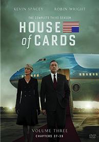MovieExperts's tweet photo. #HouseOfCards Season 3 is now available to rent at your local independent Canadian video store. http://t.co/CHbLFoh1mf