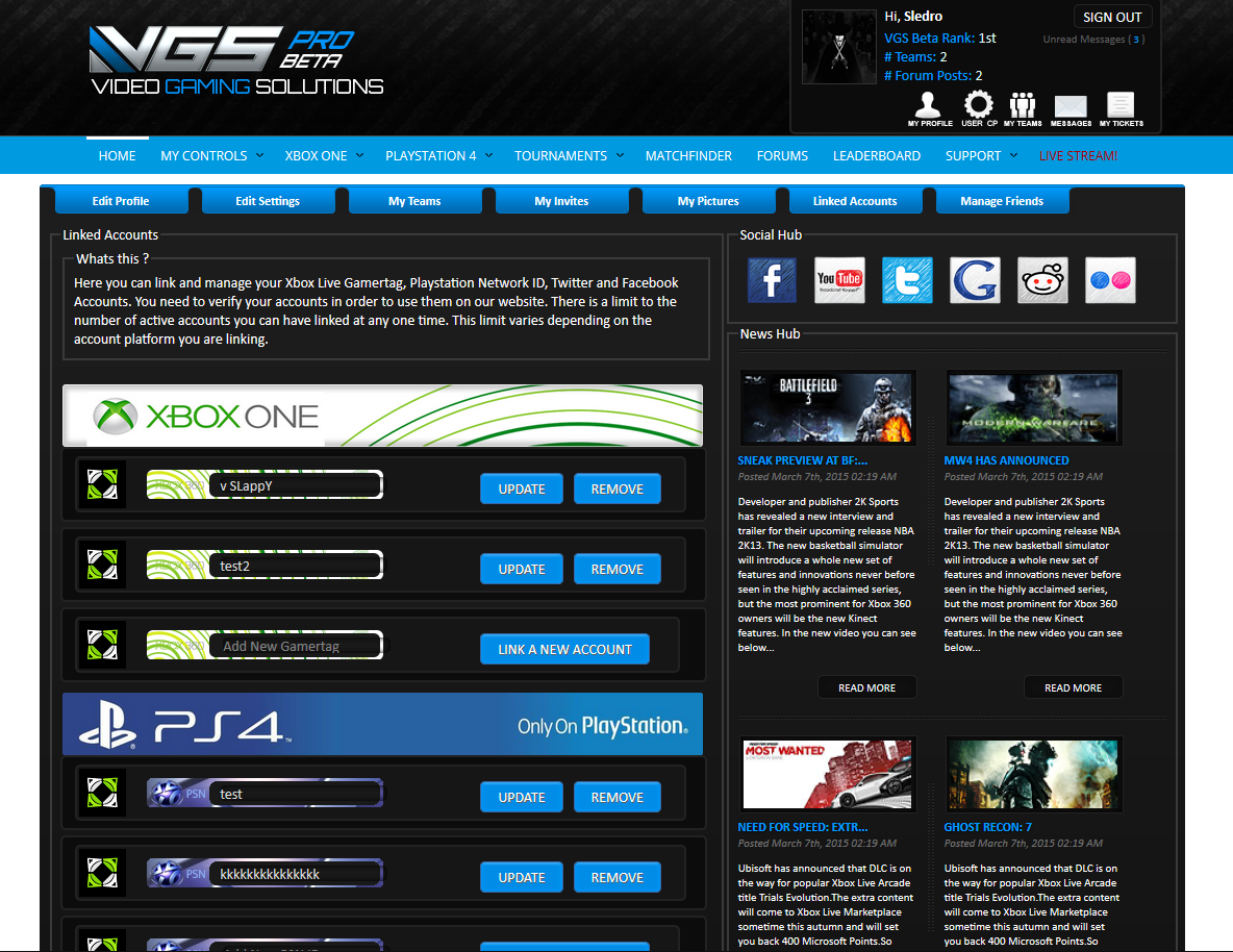 GamingScripts's tweet image. Started private beta testing #VGSPro. Host tournaments and ladders with our brand new CMS made by gamers for gamers!