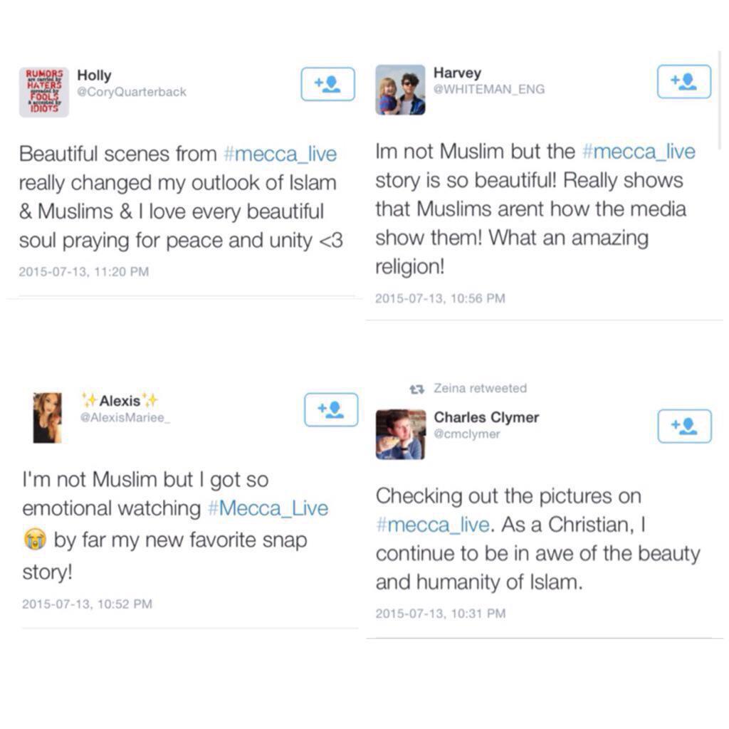 Hani_Nawaf's tweet photo. #MeccaLive

This is real reaction from non Muslim after see real Islam #snapchat http://t.co/jm3wTwEd6R