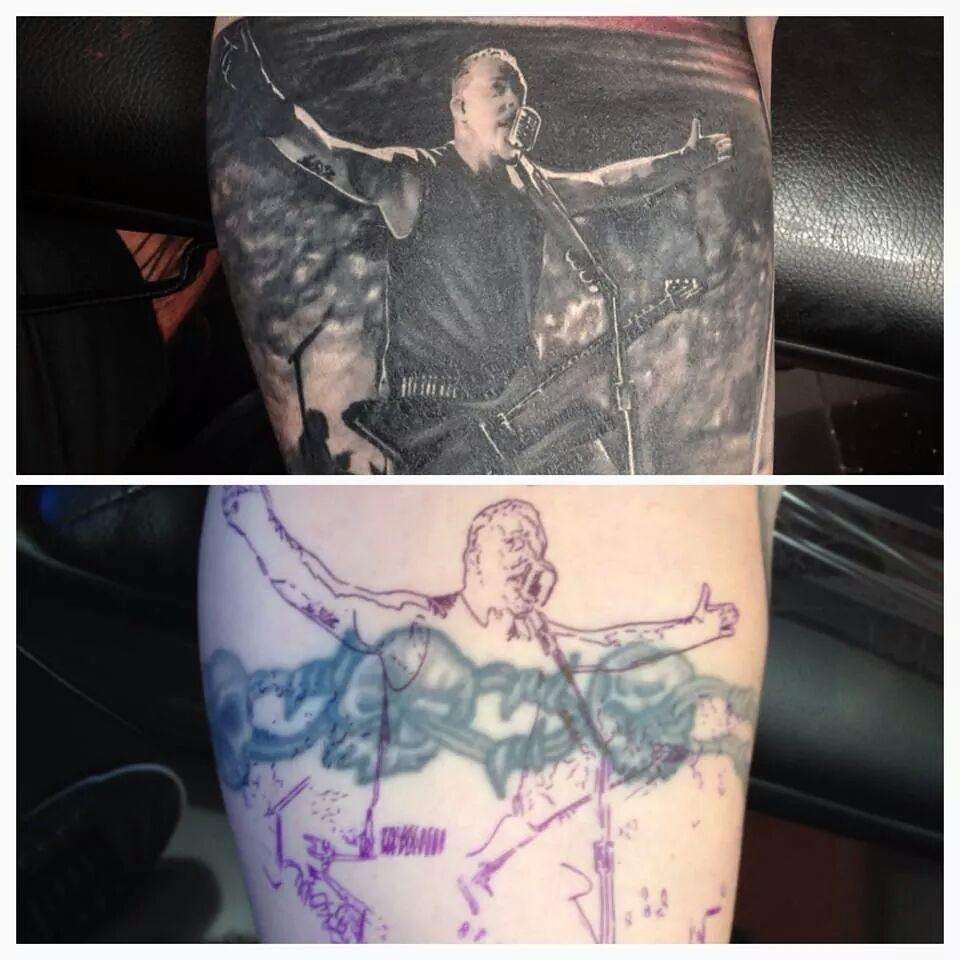 JayTAT2's tweet image. Metallica tattoo cover up done by me #jayhutton #tattoofixers