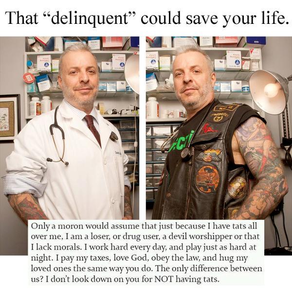 PeopleTattoos's tweet photo. Never judge a book by its cover http://t.co/nxZFFoUedF