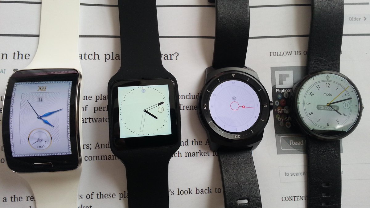 SmartWatchCity's tweet photo. Comparing the 'Big 4' | #SmartWatchCity
http://t.co/B0Mrz3EYVP
How do the current #smartwatch contenders weigh in.. http://t.co/HkgSQFEZgD