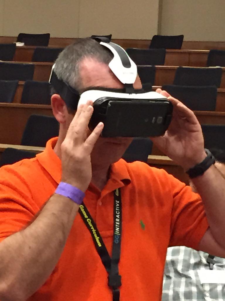 keatingMathCS's tweet photo. Testing the virtual reality geometry tutor at #CSTA15 #cs4wfs @WoodberryForest Thanks #utDallas http://t.co/rHXL4f7XJF