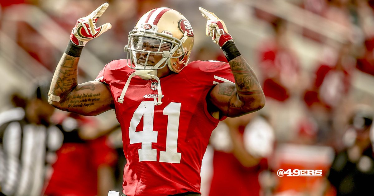 49ers's tweet photo. You made it through Monday. How about a giveaway to make it even better?

RT to win a signed @ABethea41 signed hat! http://t.co/WlHty0Uihm