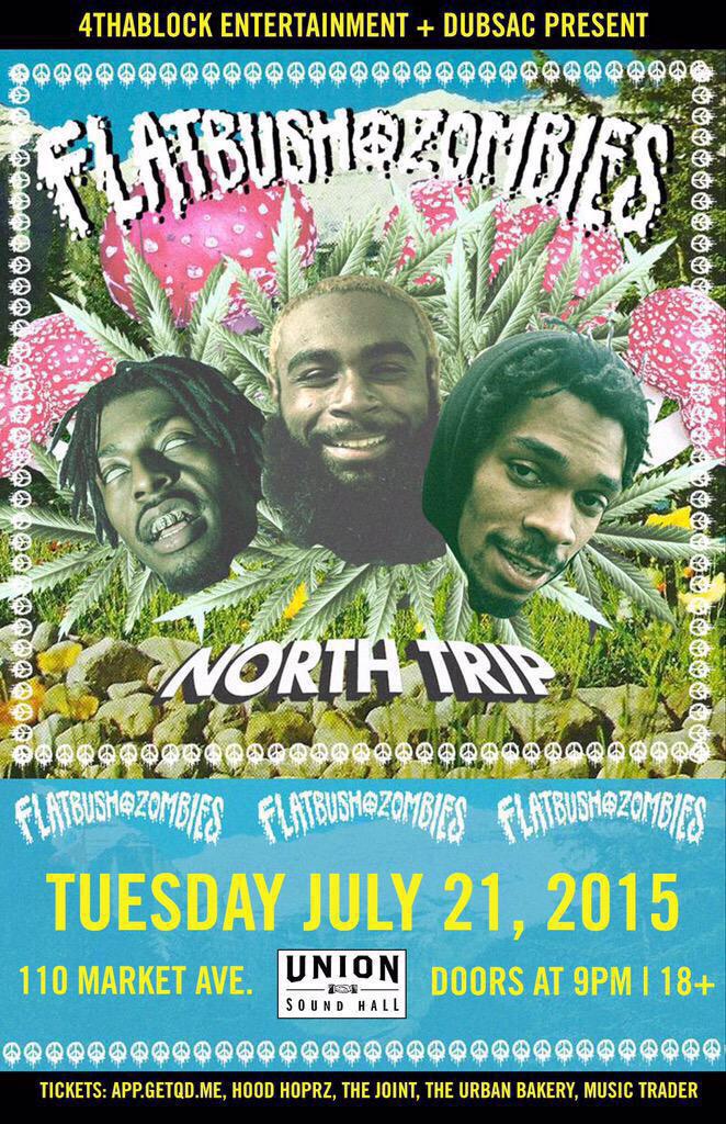 FlatbushZombies's tweet image. ZOMBiES OUT IN CANADA!!! JULY 20-23