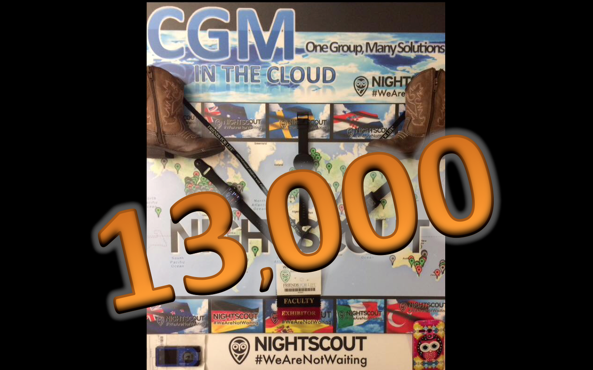 WeAreNotWaiting's tweet photo. Still at #CWDFFL15 so the 13,000 Member pic is a collage of week's events #CGMintheCloud #WeAreNotWaiting #Nightscout http://t.co/rOedtjLRfy