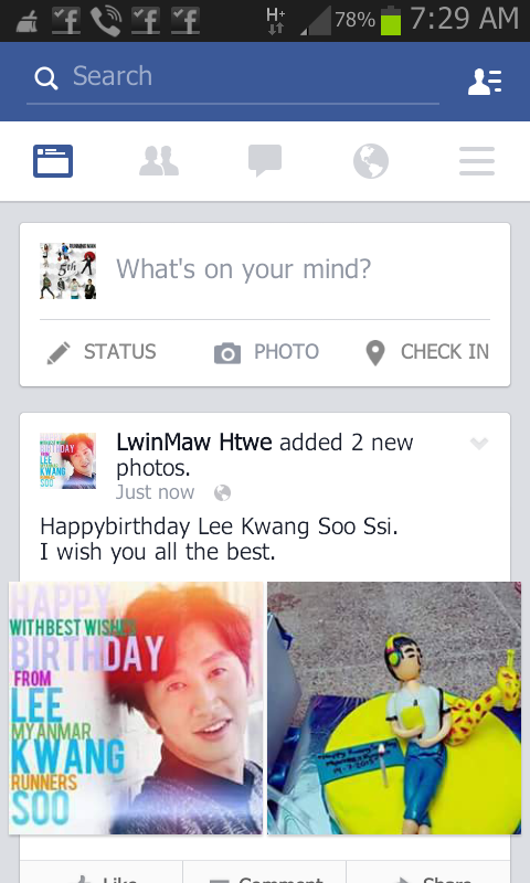        . 
Happy birthday to you Lee Kwang Soo 
Ssi. I wish you all the best. 