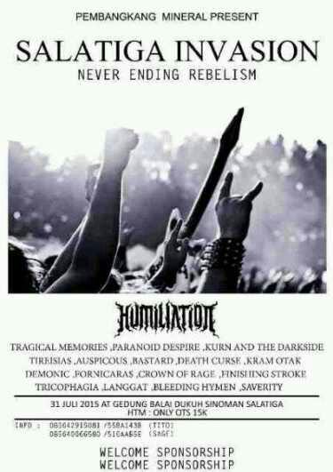 Mari ramaikan kawan <a href="/humiliationINA/">HUMILIATION</a> <a href="/paranoiddespire/">PARANOID DESPIRE</a> <a href="/fornicarasID/">FORNICARASMETAL</a> <a href="/TRICHOPHAGIA/">TRICHOPHAGIA</a> @deathcursemetal