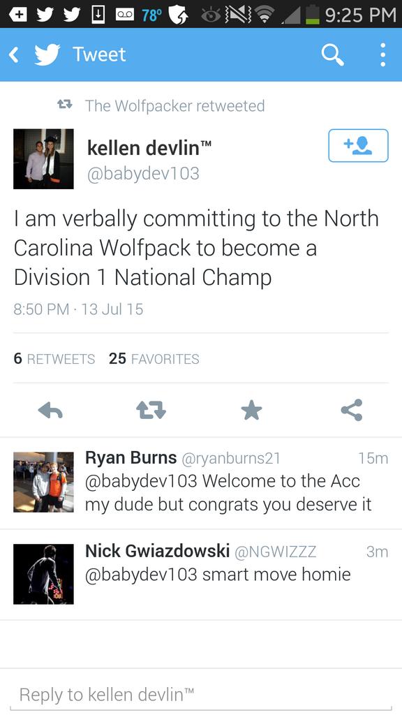 AlecLower's tweet photo. Go #UNCState http://t.co/nsUSOVjzb2
