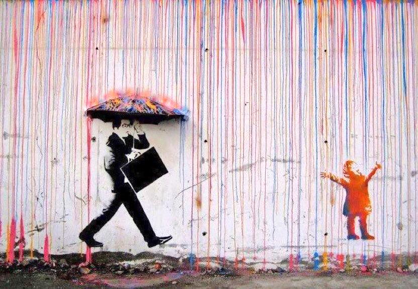 XANMAN's tweet image. creative street art