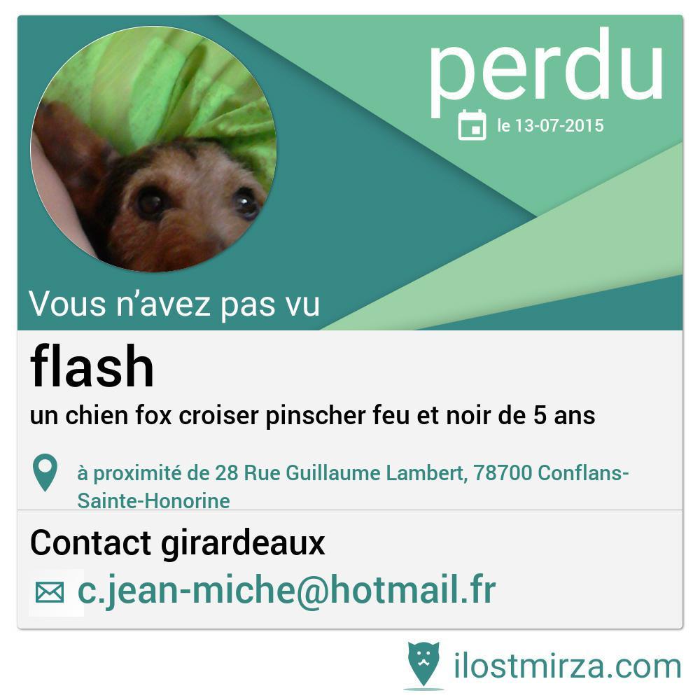 Tous ensemble on peut aider à retrouver Flash en diffusant ce message ! ilostmirza.fr/display.php?id…