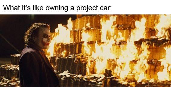 Hyper_Viral's tweet photo. What it's like owning a project car 😂😂 http://t.co/G0G59LNMEG