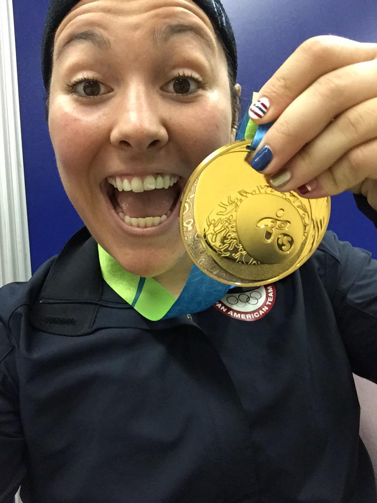 itssobhytime's tweet photo. PanAmerican Gold medalist in the singles event! What an unbelievable feeling this is!!! #TeamUSA #PanAmGames 🏆 http://t.co/RPMQj6xxUe