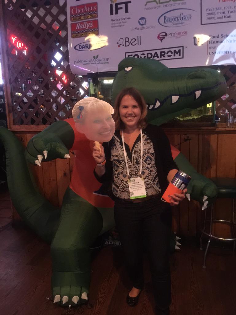 amandamroche's tweet photo. I had a great time at the #IFT15 #FLparty with @UF_FSHN tonight at @MotherHubbards! http://t.co/w2MI8iwDge